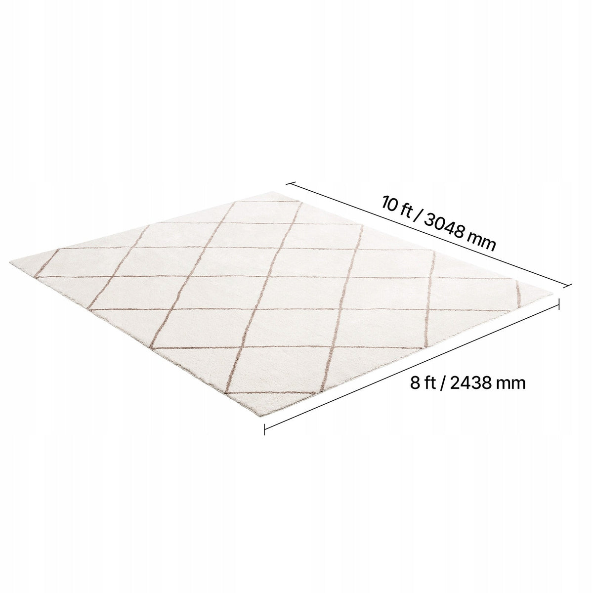 VEVOR LOW PILE RUG 3048X2438 MM COZY DURABLE NON-SLIP