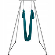 VEVOR AERIAL YOGA HAMMOCK WITH FRAME 6 X 2.6 M GREEN STRONG FRAME