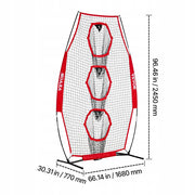 VEVOR FOOTBALL KICKING NET 168X77X245CM PROFESSIONAL