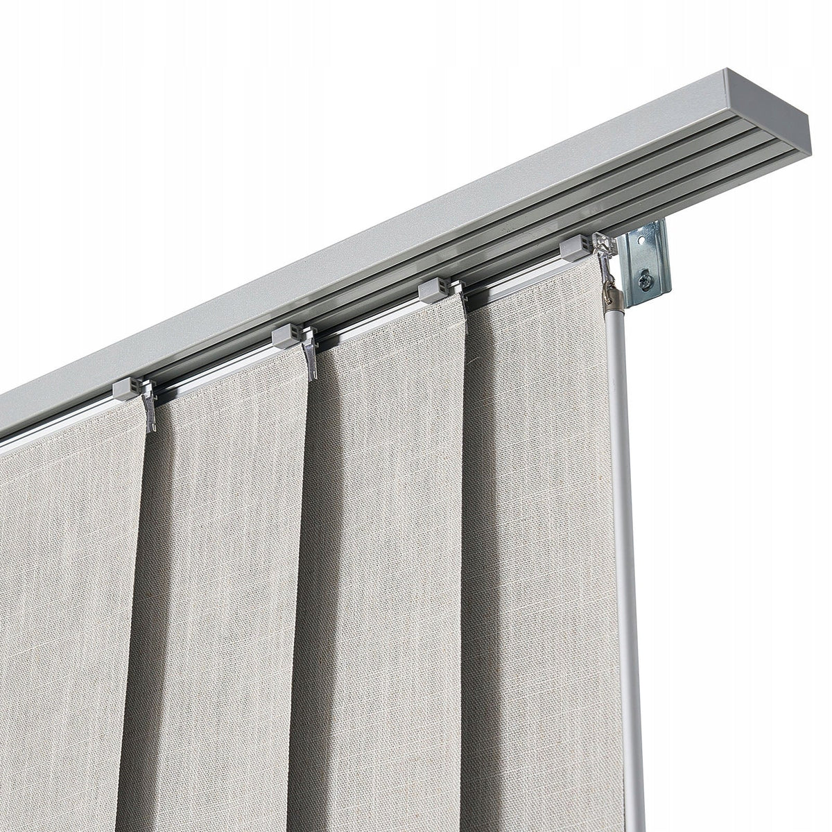 VEVOR BLACKOUT CURTAINS EXTENDABLE TRACK 116-218 CM 4 PREMIUM PANELS