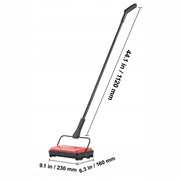 VEVOR MANUAL CARPET SWEEPER WITH 300ML CONTAINER 180-DEGREE LIGHTWEIGHT