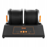 VEVOR ELECTRIC STONE POLISHER DUAL DRUM 8LBS TIMER 9 DAYS