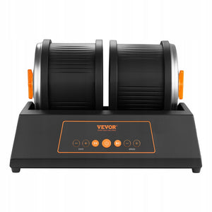 VEVOR ELECTRIC STONE POLISHER DUAL DRUM 8LBS TIMER 9 DAYS