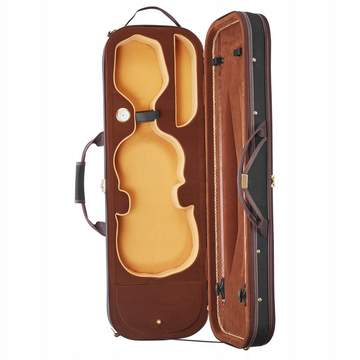 VEVOR VIOLIN CASE 4/4 FULL SIZE BUILT-IN HYGROMETER LIGHTWEIGHT