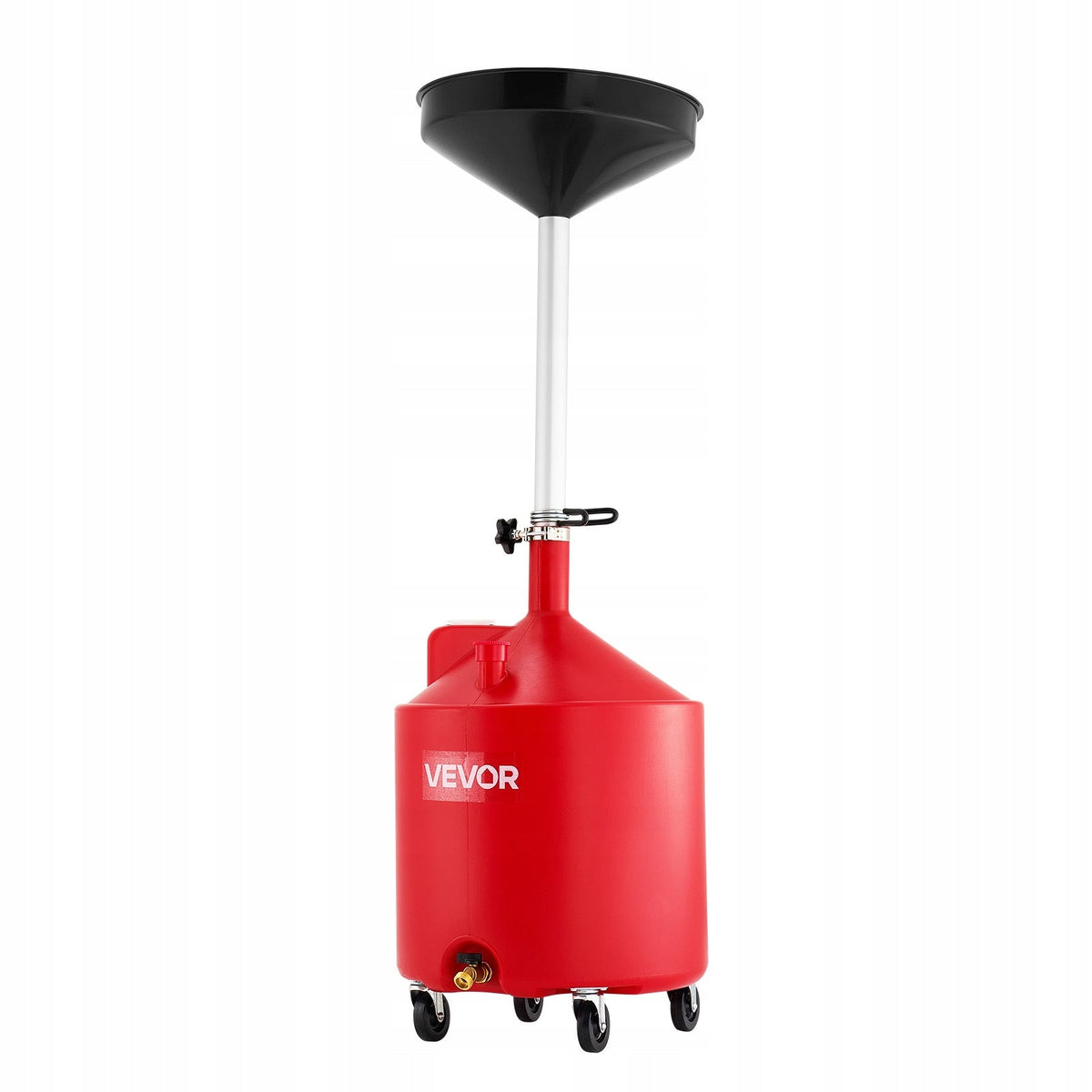 VEVOR 68L OIL DRAIN PAN WITH HEIGHT ADJUSTMENT LIGHTWEIGHT DESIGN