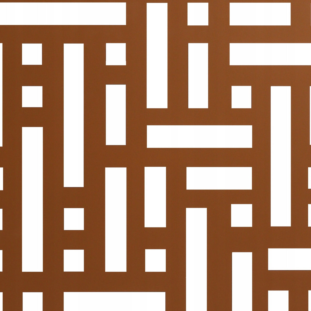 VEVOR METAL SCREEN 3-PANEL 120X50.8X193 CM BROWN SCREEN