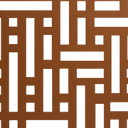 VEVOR METAL SCREEN 3-PANEL 120X50.8X193 CM BROWN SCREEN