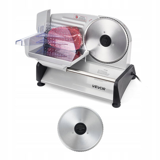 VEVOR UNIVERSAL MEAT SLICER 200W THICKNESS ADJUSTMENT 0-15MM