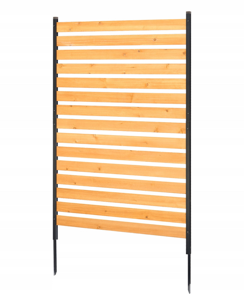 VEVOR WOODEN PRIVACY SCREEN 1550X980 MM 1-PANEL SOLID EASY