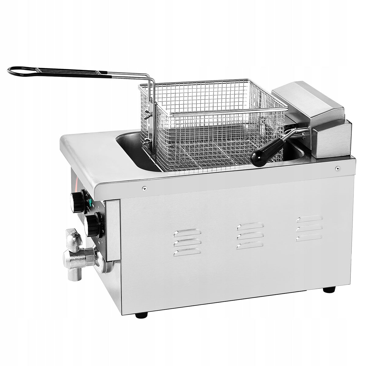 VEVOR 3000W 5.9L ELECTRIC DEEP FRYER STAINLESS STEEL PROFESSIONAL BASKET