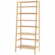 VEVOR STURDY BAMBOO LADDER SHELF 4-TIER OPEN BOOKCASE