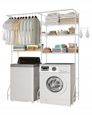 VEVOR 6-TIER ADJUSTABLE WASHER AND DRYER RACK CLOTHES STAND