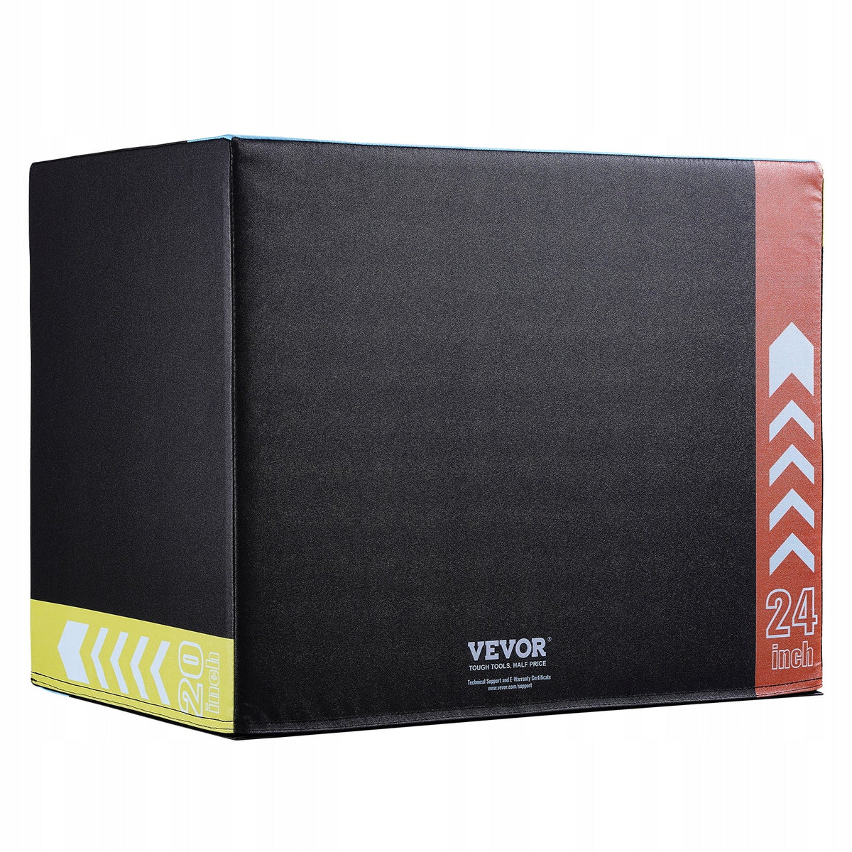 PROFESSIONAL VEVOR 3-IN-1 PLYOMETRIC JUMP BOX 30 24 20 INCHES