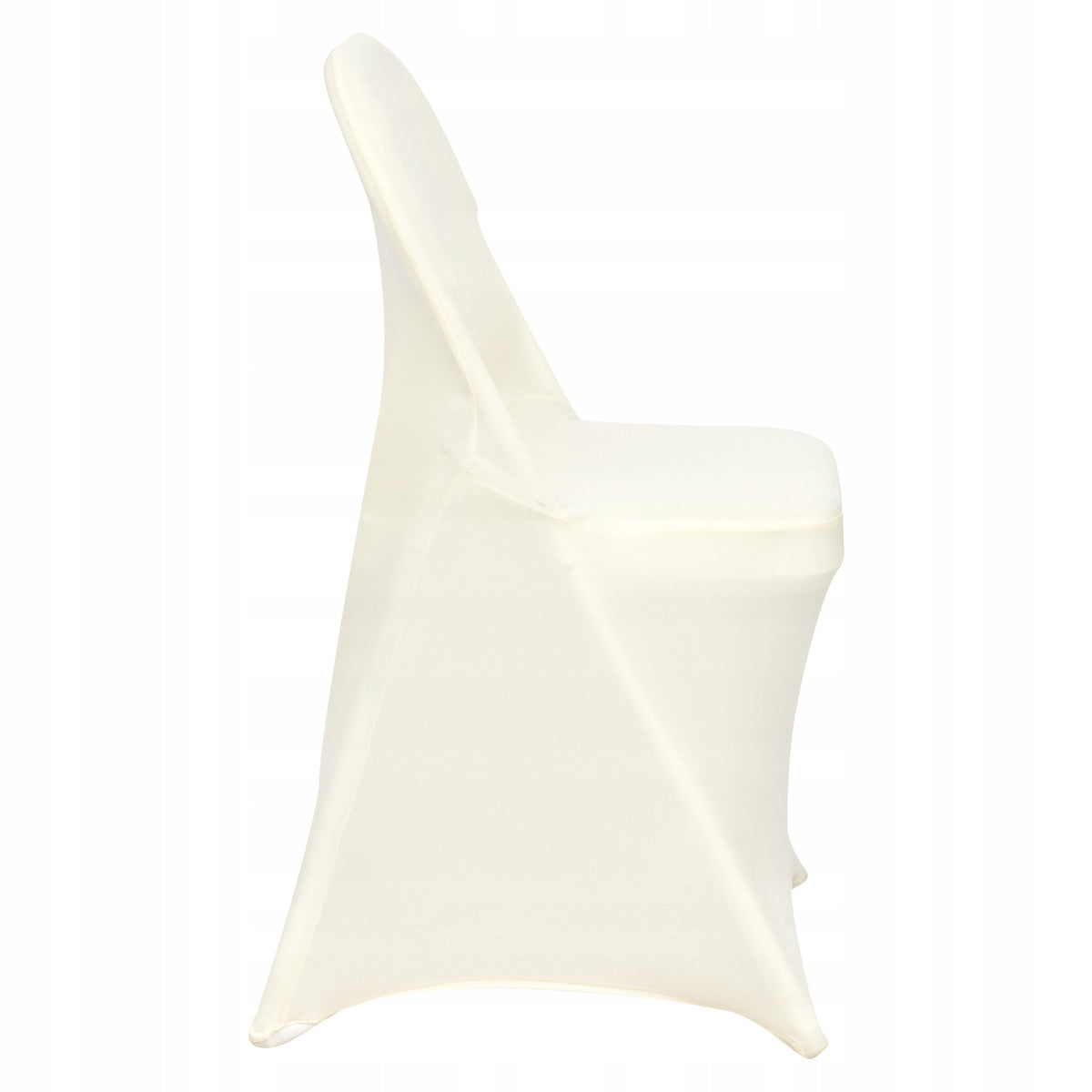 VEVOR FOLDING CHAIR COVERS 50PCS ELASTIC SPANDEX OFF-WHITE