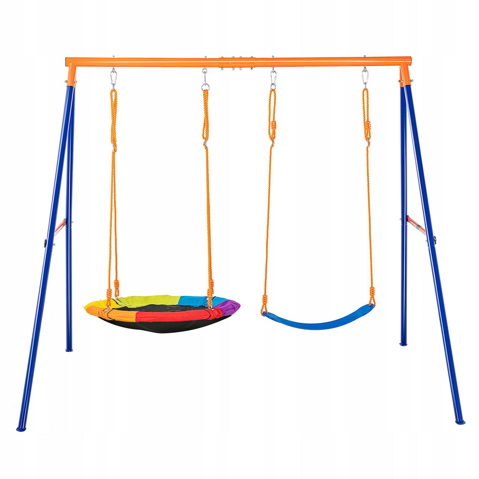 VEVOR A-FRAME GARDEN SWING SET 200 KG CAPACITY 1 PREMIUM SEAT