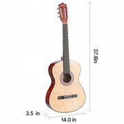 VEVOR 960MM CONCERT GUITAR WOODEN STARTER KIT BEST FOR