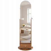 VEVOR 360 ROTATING JEWELRY CABINET WITH MIRROR 1655 MM PREMIUM ORGANIZER