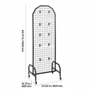 PREMIUM VEVOR GRID WALL PANELS 60X164 CM 2 PCS STRONG DISPLAY RACK