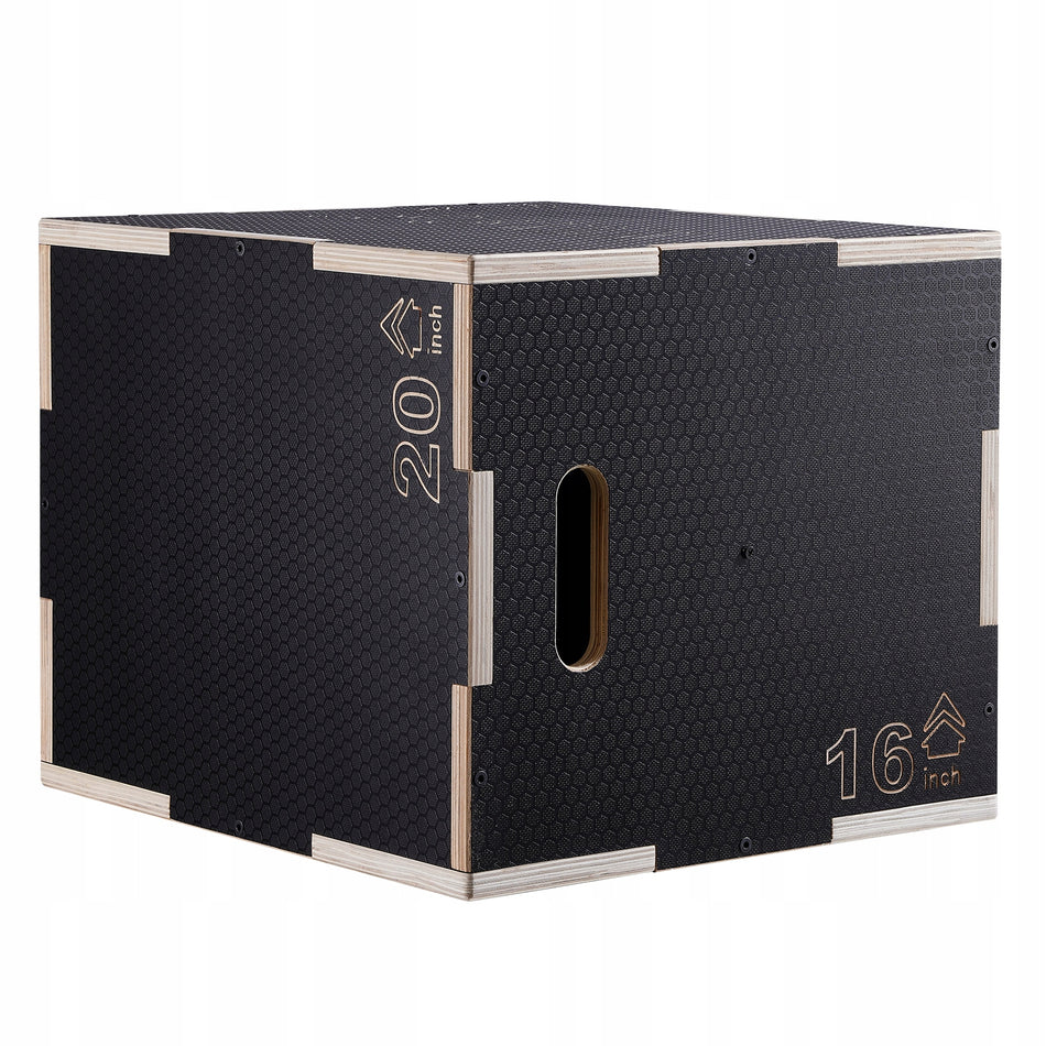 VEVOR 3-in-1 Professional Plyometric Jump Box 20 18 16 Inch