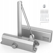 AUTOMATIC DOOR CLOSER VEVOR HYDRAULIC 120KG STRONG SOLID SILVER
