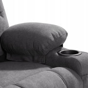 VEVOR CHILDREN'S FOLD-OUT ARMCHAIR WITH CUP HOLDERS GREY 110KG