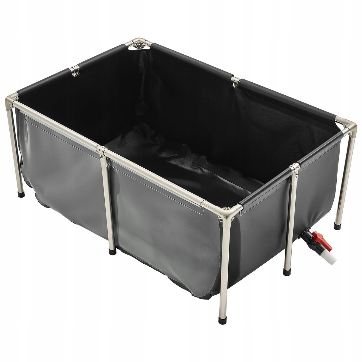 VEVOR 480L PROFESSIONAL FISH POND PVC STAINLESS STEEL FRAME VALVE