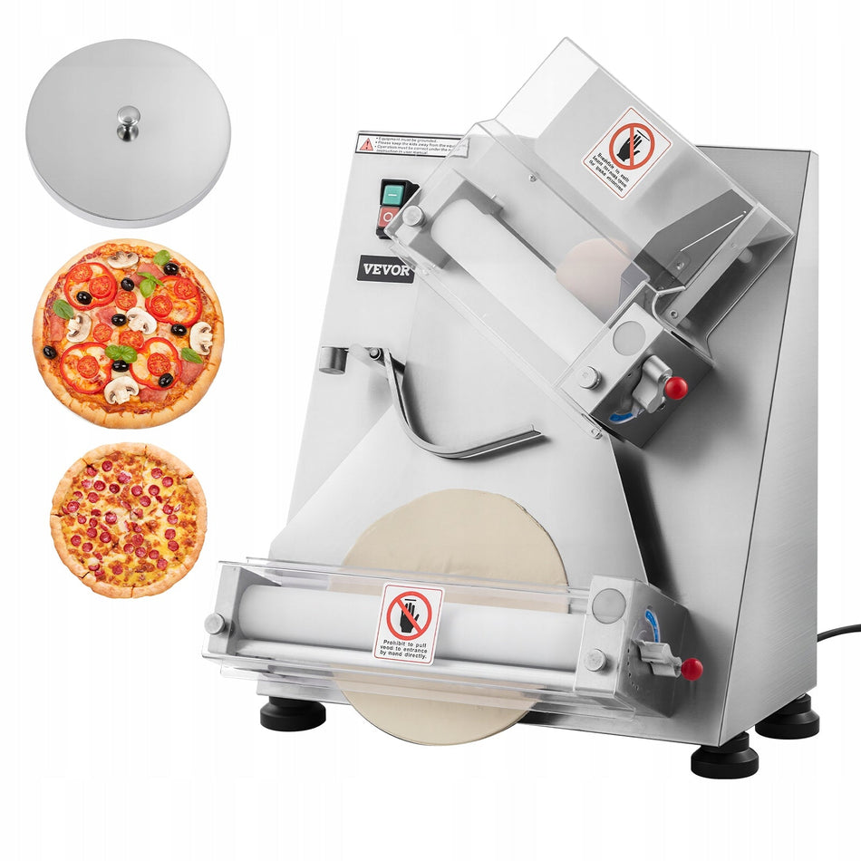VEVOR ELECTRIC PIZZA DOUGH PRESS 3-14 INCH 370W ROBUST