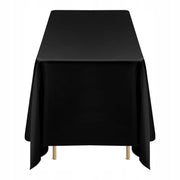 VEVOR 6 PACK TABLECLOTHS 1778X3048MM REUSABLE POLYESTER BLACK