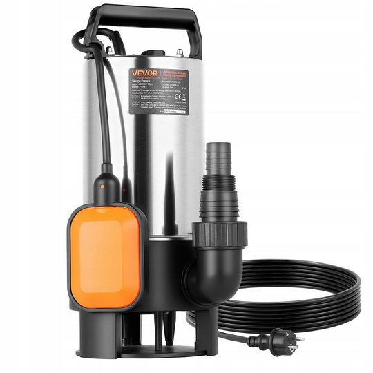 VEVOR 710W SUBMERSIBLE PUMP 20000L/H FOR DIRTY WATER SEWAGE POWERFUL