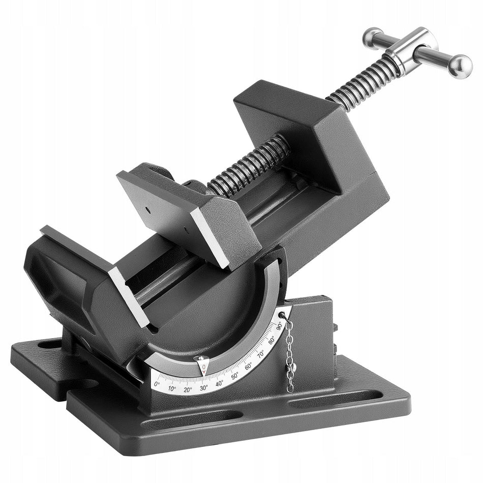 VEVOR 0-90 DEGREE TILTING MACHINE VISE 10.7 CM CAST IRON HEAVY DUTY