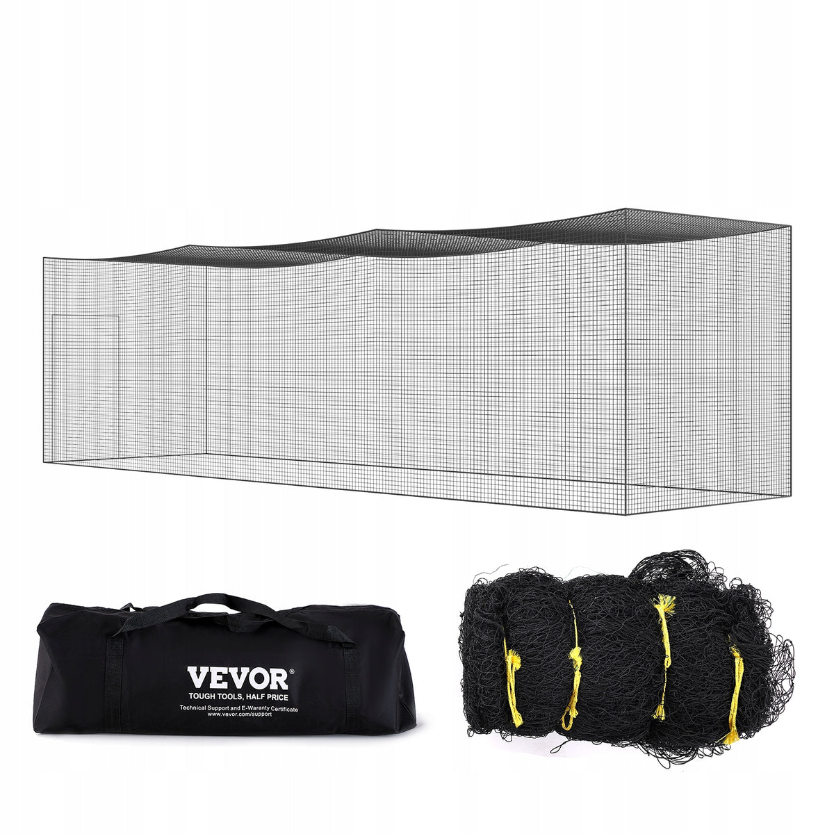 VEVOR PROFESSIONAL BASEBALL BATTING CAGE NET FOR HOME AND GARDEN 35FT
