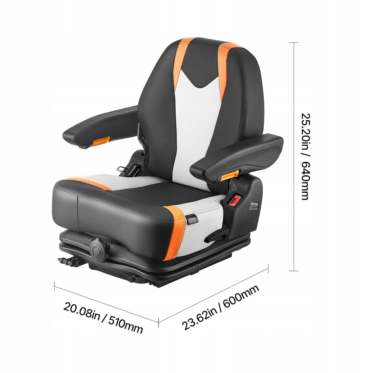 VEVOR FORKLIFT SEAT ADJUSTABLE COMFORT SAFETY PREMIUM