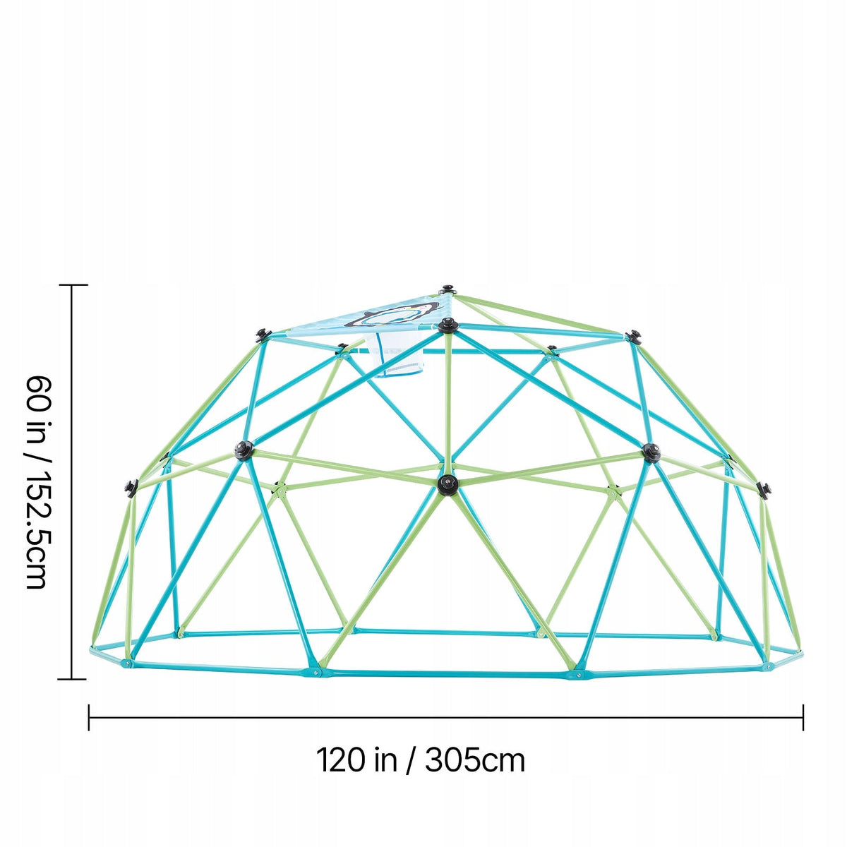 VEVOR STRONG GEOMETRIC CLIMBING DOME 305 CM WITH GLOVES