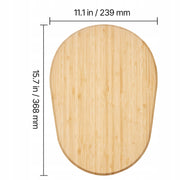 VEVOR OVAL BOARD 399X282X23MM STRONG NATURAL MIXER BASE