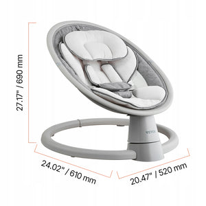 VEVOR 5-SPEED PORTABLE SWING WITH REMOTE CONTROL FOR INFANTS