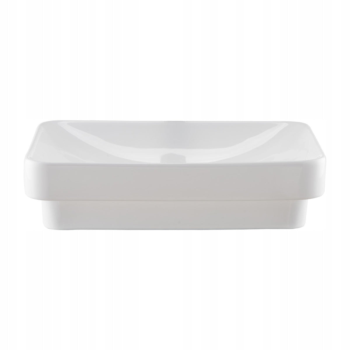 VEVOR PROFESSIONAL SEMI-RECESSED RECTANGULAR SINK 490X305 MM WHITE