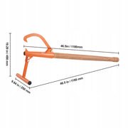 VEVOR 1180 MM FELLING LEVER WOODEN HANDLE STRONG ADJUSTABLE HOOK