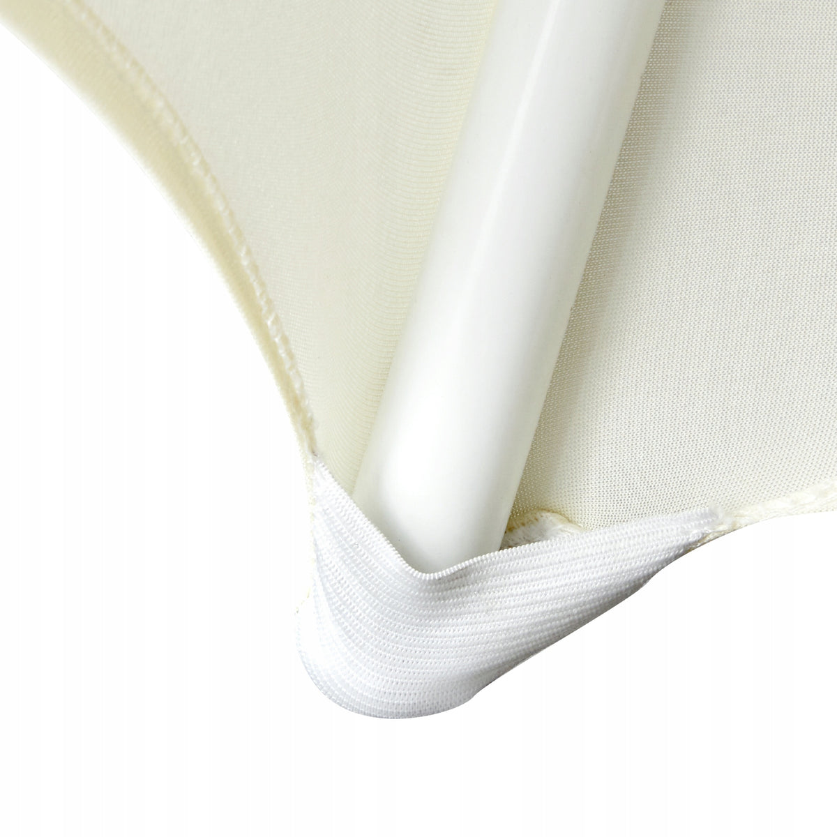 VEVOR 30 PCS FOLDING CHAIR COVERS ELASTIC SPANDEX BONE COLOUR