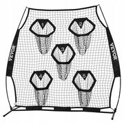 VEVOR FOOTBALL COACH THROWING NET 208X91X189 CM 5 POCKETS