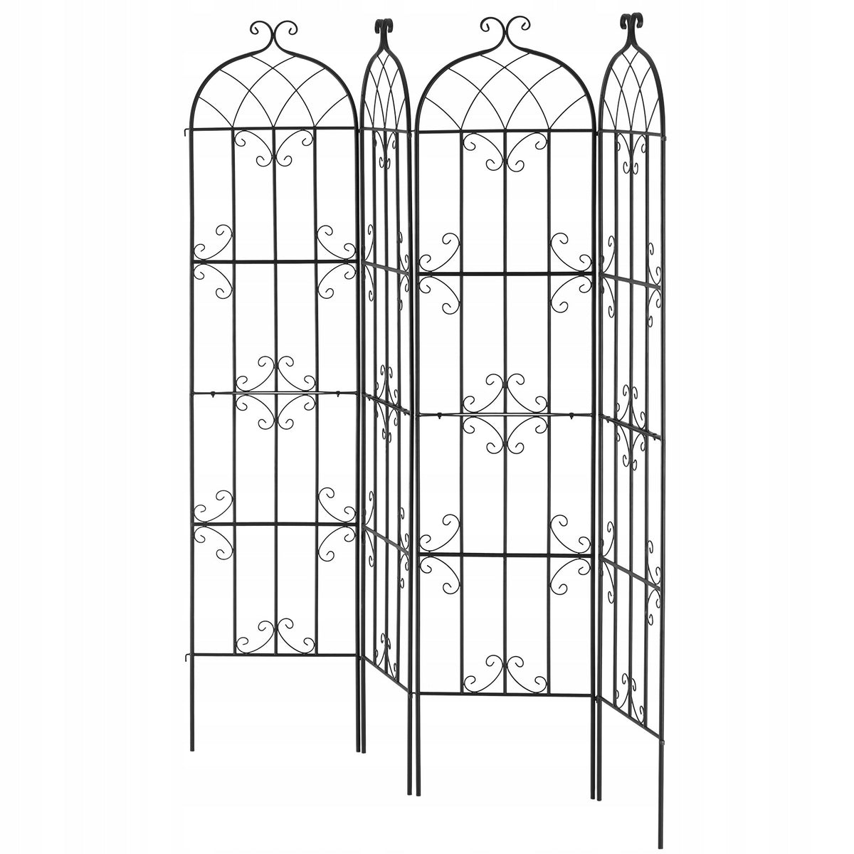 VEVOR CLIMBING PLANT SUPPORT 4 METAL TRELLISES 51X220 CM STURDY