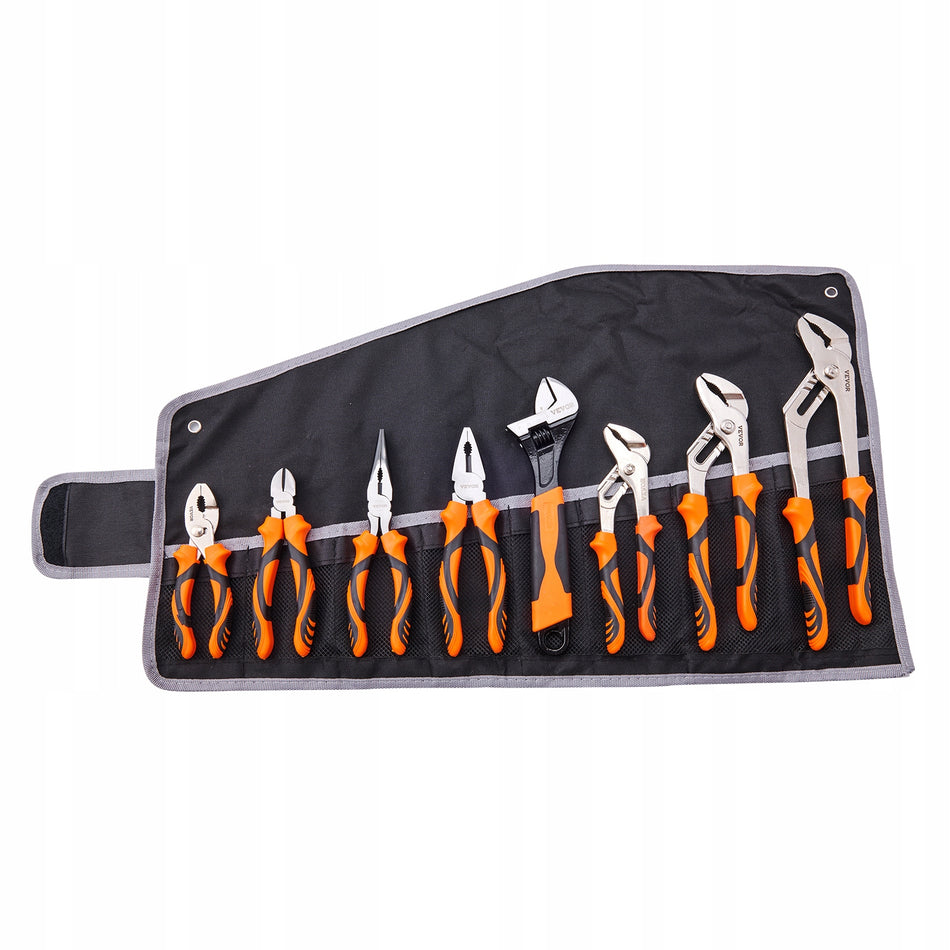 PROFESSIONAL PLIER SET VEVOR 8-PIECE CARBON STEEL 42 HRC BAG