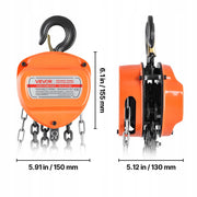 CHAIN HOIST VEVOR 2T 3M STRONG DURABLE HIGHEST QUALITY