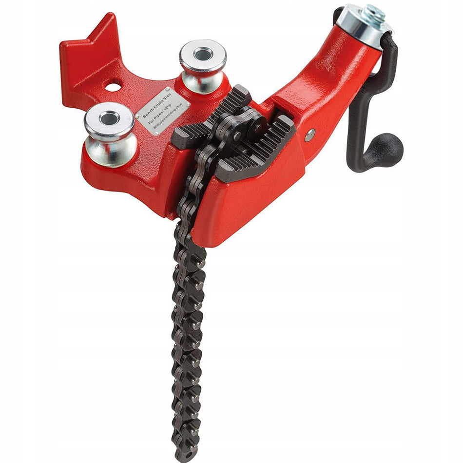 VEVOR CHAIN VICE SCREW PIPE 1.8-5 INCHES SOLID CAST IRON STRONG