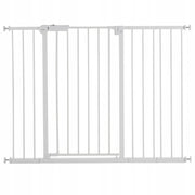 VEVOR BABY GATE STAIR GATE ADJUSTABLE 65-121.9CM HIGH 91.4CM WHITE