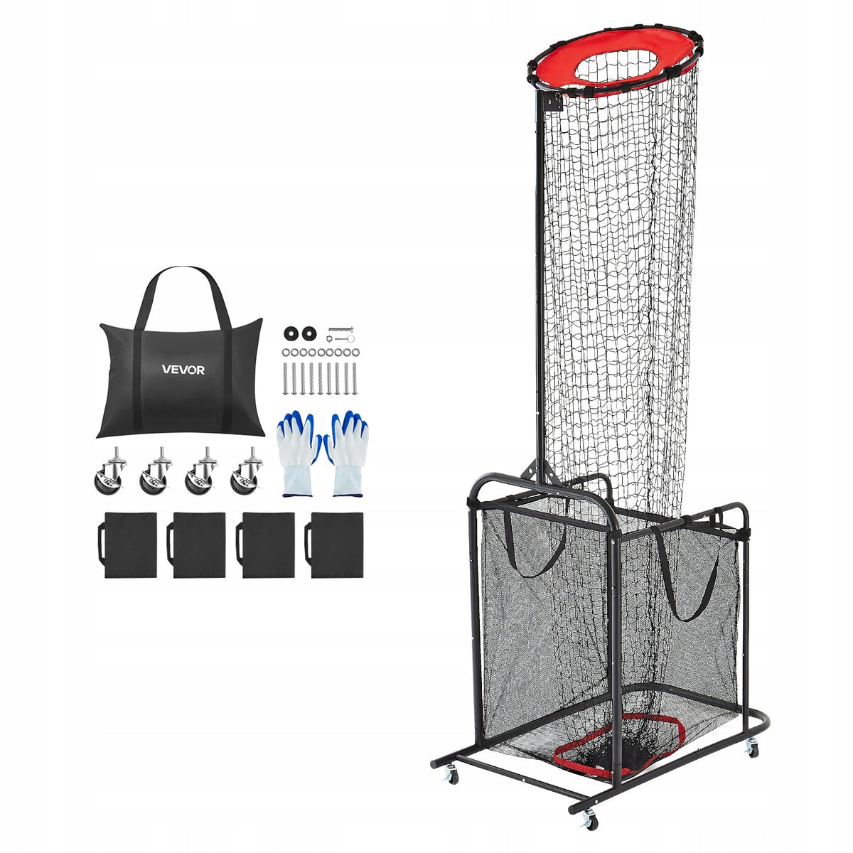 PROFESSIONAL VEVOR VOLLEYBALL TRAINING NET ADJUSTABLE HEIGHT ANGLE