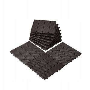VEVOR TERRACE TILES 10 PCS 30X30 CM WATERPROOF ANTI-SLIP STRONG