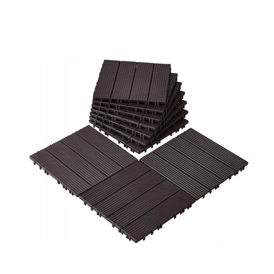 VEVOR TERRACE TILES 10 PCS 30X30 CM WATERPROOF ANTI-SLIP STRONG