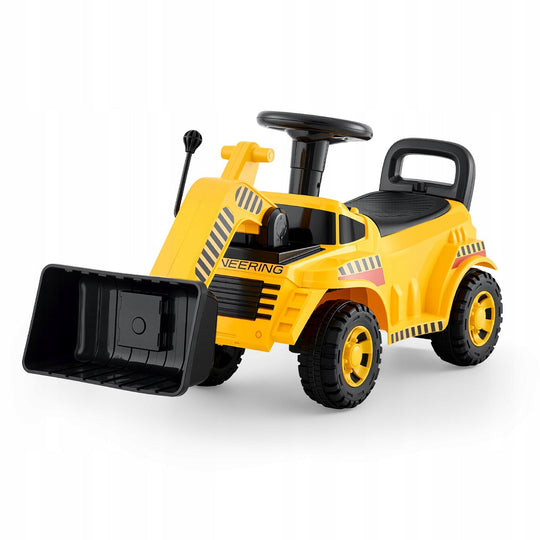 VEVOR RIDE-ON EXCAVATOR FOR CHILDREN 19-36 MONTHS OLD STRONG 25KG YELLOW