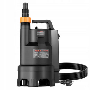 VEVOR SUBMERSIBLE PUMP 690W 17500L/H PP-GF20 FOR DIRTY WATER