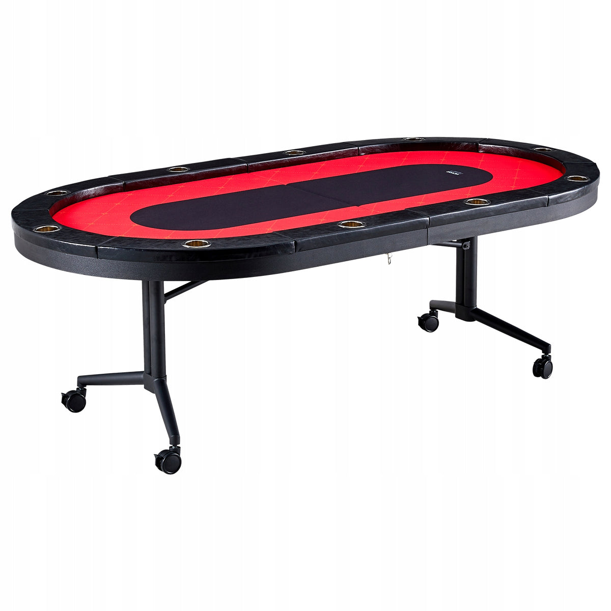 VEVOR PROFESSIONAL FOLDING POKER TABLE 2290X1220X800 MM FOR 10 PLAYERS
